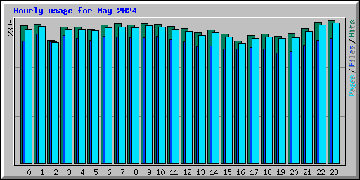 Hourly usage for May 2024